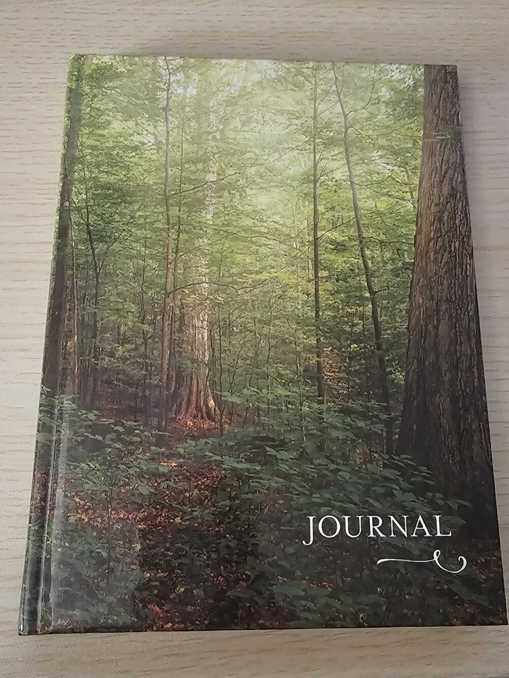 Scenic Forest Hardcover Journal | 160 Lined Pages | Nature Writing Notebook